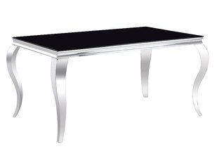 Стол обеденный PRINCE 150x90 Signal - черный/хром фото - artos.in.ua