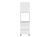 Кухонний корпус BRW Iris K10-FB_DPS_60 / 207_2SMB / SMB / P-BAL / BISM, білий супер мат / альпійський білий, фото - artos.in.ua
