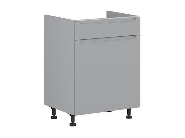 Нижня кухонна тумба BRW Iris K10-FB_DKS_60 / 82_STB / B-SZG / FER, феро / гренола сірий, фото - artos.in.ua