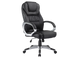 Комп'ютерне крісло з підлокітниками Q-31 SIGNAL чорна екошкіра Польща