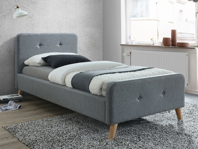 Ліжко Malmo SIGNAL 90x200 Сірий