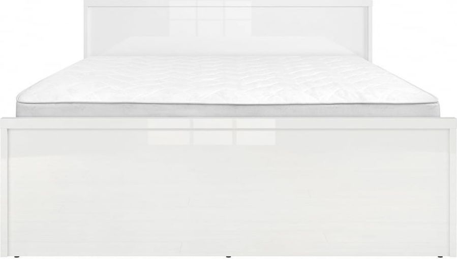 Ліжко BRW Pori 140 Білий глянцевий