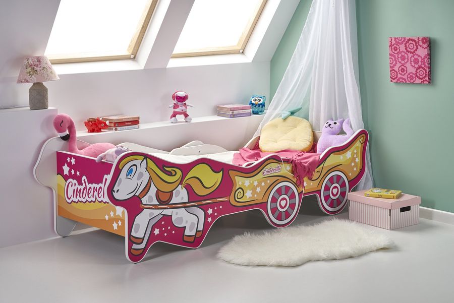 Кровать HALMAR CINDERELLA детская из дерева Польша