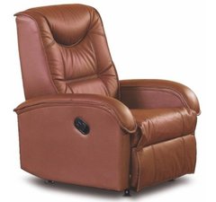 Мягкие кресла фото Кресло HALMAR JEFF коричневый в классическом стиле Польша - artos.in.ua