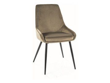 Стул Cobe Signal 49&times;43&times;85, оливковый, велюр Bluvel 77 фото - artos.in.ua
