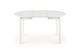 Розкладний стіл RINGO білий, Круглий, овальний ламінований Halmar Польща