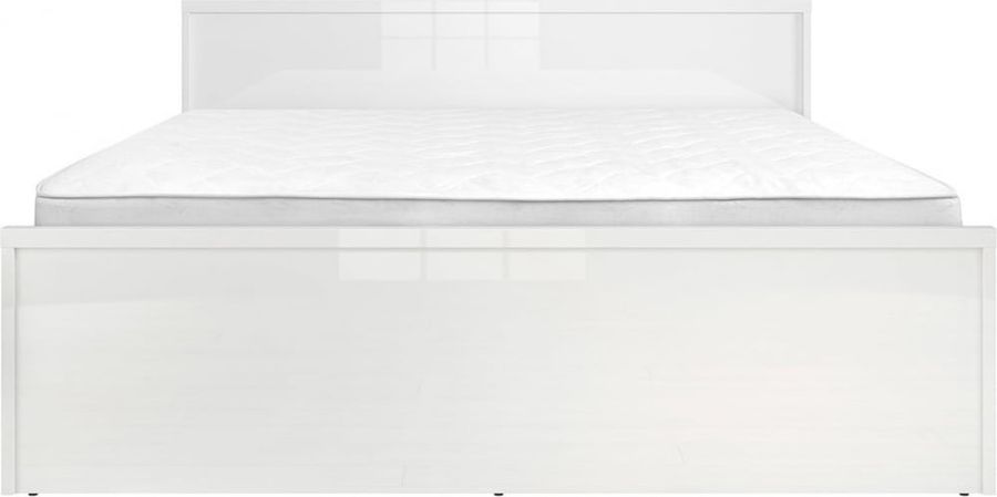 Ліжко BRW Pori 160 Білий глянцевий