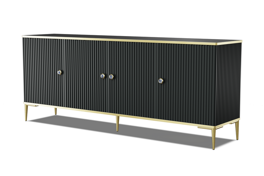 Комплект мебели для гостиной PETRA черный BIM FURNITURE фото - artos.in.ua