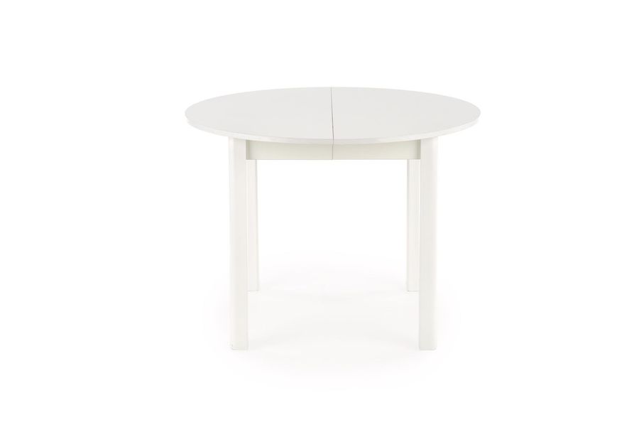 Розкладний стіл RINGO білий, Круглий, овальний ламінований Halmar Польща