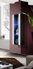 Витрина ASM FLY 21 23 ZW FY 21 Черный матовый/Белый глянцевый из Польши фото - artos.in.ua