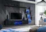 Комплект мебели в гостиную ASM Switch XXI 27 ZG SW 21 Черный/Графит из Польши фото - artos.in.ua