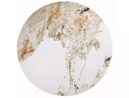 Журнальный столик Napa A Signal 70&times;70&times;43, белый глянец эффект мрамора, керамика фото - artos.in.ua