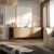 Комод в спальню MERCI 200 4D Cama дуб артизан/чорний фото - artos.in.ua