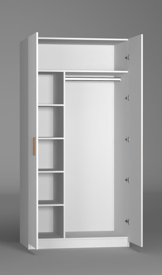 Шкаф в стиле хай-тек Verona 100 2D Artos Design белая Польша