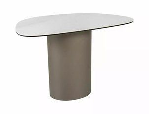 Журнальный столик Bello B Signal 75&times;50&times;50, белый, закаленное стекло + керамика фото - artos.in.ua