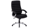 Зручне комп'ютерне крісло на коліщатках Q-087 SIGNAL чорна еко шкіра Польща