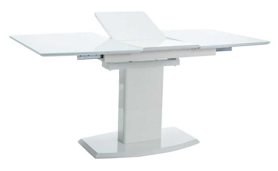 Обеденный раскладной стол на 10 персон AUSTIN 120x80 SIGNAL белый Польша