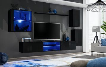 Комплект мебели в гостиную ASM Switch XXIII 26 ZZ SW 23, черный фото - artos.in.ua