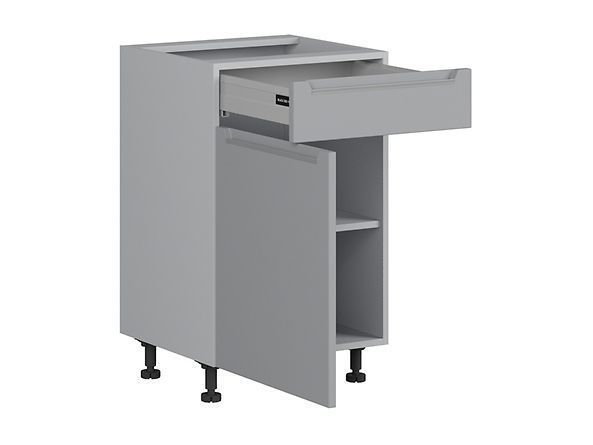 Нижняя кухонная тумба BRW Iris K10-FB_D1S_50/82_L/STB-SZG/FER, ферро/гренола серый, из Польши фото - artos.in.ua