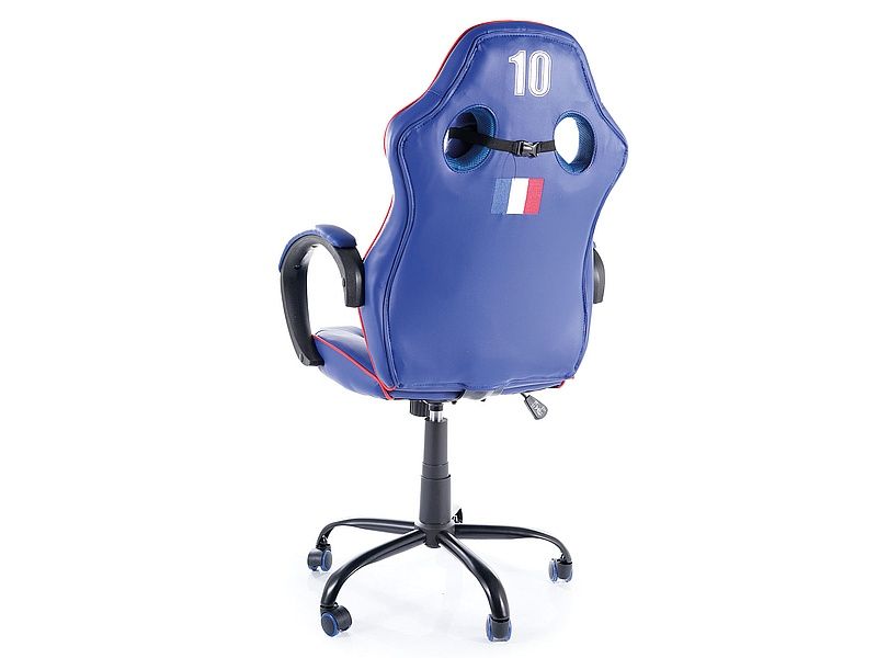 Поворотне крісло Signal France темно-синій / чорний Польща