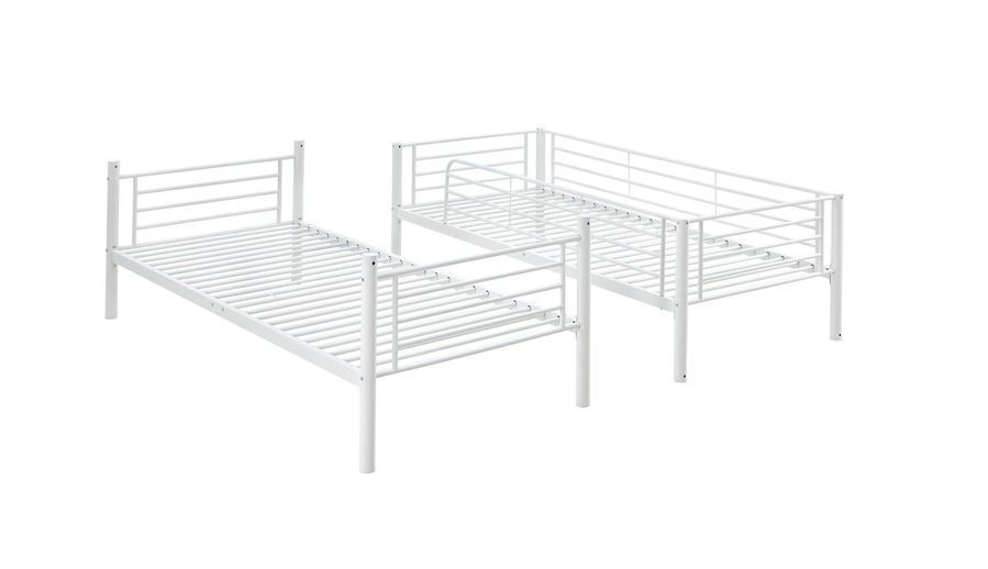 Двоярусне ліжко Buny Bunk Lead біле Halmar фото - artos.in.ua