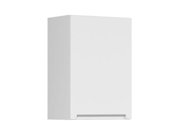Верхняя кухонная тумба BRW Iris K10-FB_G_50/72_L-BAL/BISM, белый супер мат/альпийский белый, из Польши