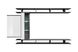 Комплект меблів у вітальню ASM ABW Game 20 DGW GM Дуб Графіт / Білий глянцевий