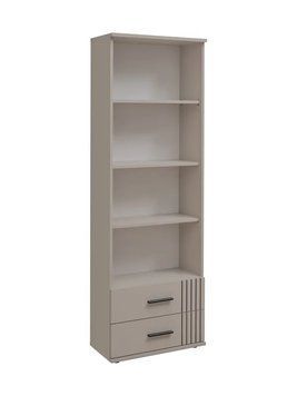 Книжный стеллаж ASM Sigma CC SM RS, 59 см, 3 полки и 2 ящика, кашемир фото - artos.in.ua