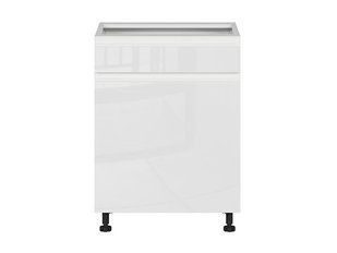 Нижняя кухонная тумба BRW Sole K10-FH_D1S_60/82_L/SMB-BAL/BIP, белый глянцевый/альпийский белый, из Польши фото - artos.in.ua