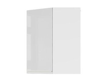 Шкаф кухонный навесной угловой BRW Sole 60&times;72 &mdash; Альпийский белый / Белый глянец, правое открывание фото - artos.in.ua