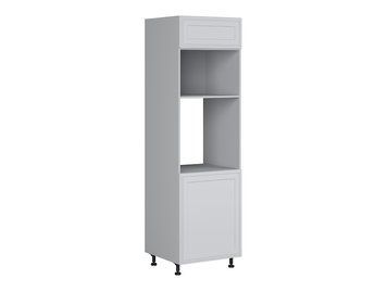 Пенал кухонний під вбудовану духовку BRW Verdi 60 &mdash; сірий grenola / світло-сірий мат, праве відкривання фото - artos.in.ua