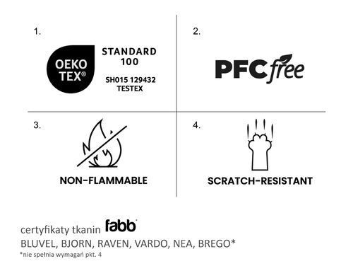 Стілець Arco Brego Signal 51&times;91, бежевий, тканина Brego фото - artos.in.ua