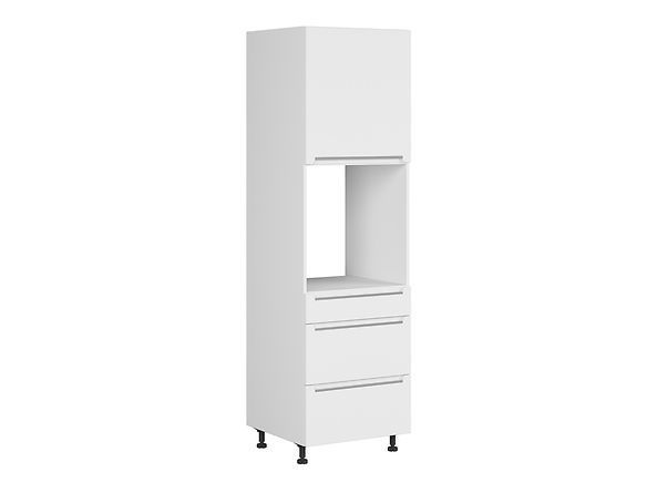 Кухонний корпус BRW Iris K10-FB_DPS_60 / 207_2STB / STB / P-BAL / BISM, білий супер мат / альпійський білий, фото - artos.in.ua