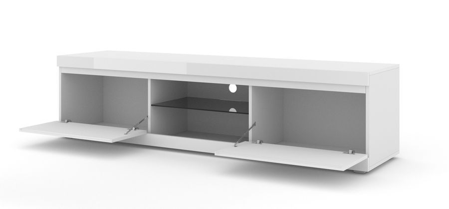 Мобільна тумба NET 180 білий мат/білий глянець BIM FURNITURE фото - artos.in.ua