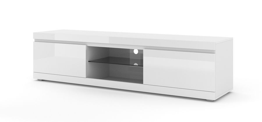 Мобільна тумба NET 180 білий мат/білий глянець BIM FURNITURE фото - artos.in.ua