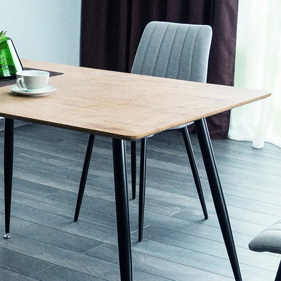 Современный стол для кухни SIGNAL Remus 120x80 Дуб натуральный шпон стиль модерн Польша
