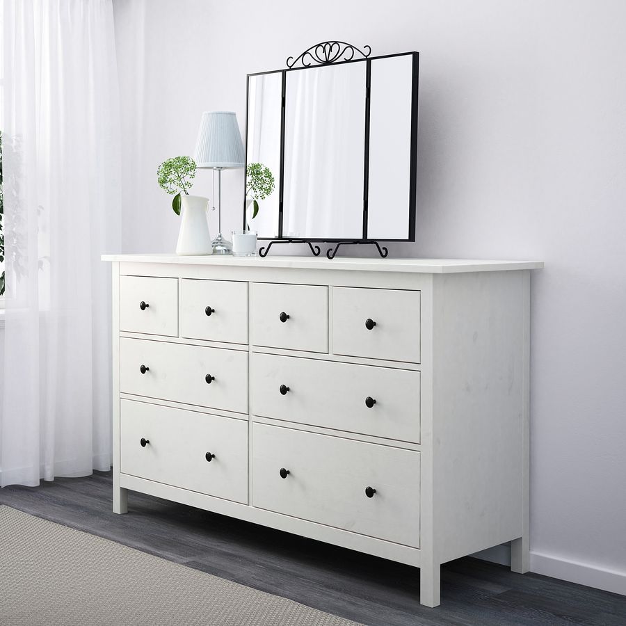 ИКЕА Комплект мебели для спальни из 4 предметов HEMNES ХЕМНЭС, 394.834.17 фото - artos.in.ua