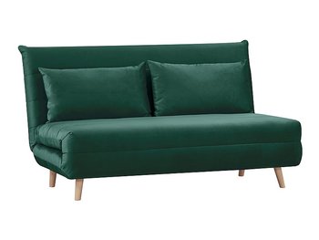 Розкладний диван з оксамитовою оббивкою SPIKE II Signal - зелений Польща
