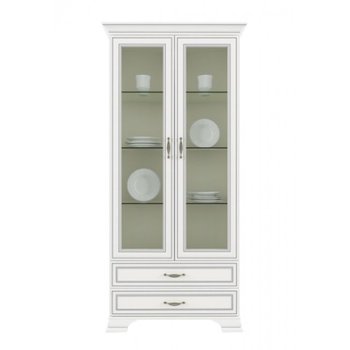 Вітрина Mebelbos Tiffany 2w2s woodline крем