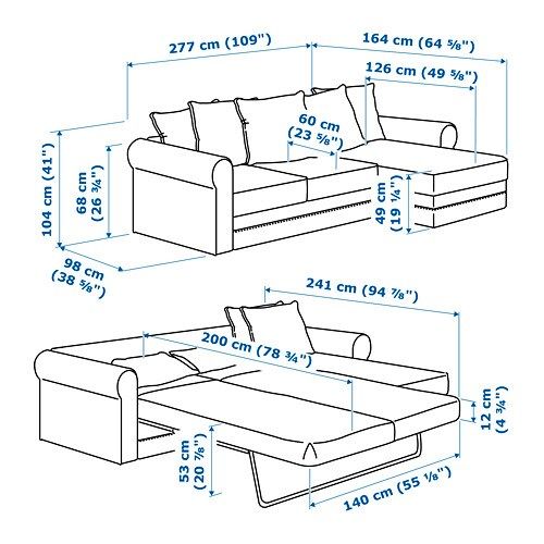 ІКЕА 3-місний розкладний диван GRÖNLID, 995.364.51 фото - artos.in.ua