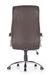 Крісло для кабінету Hilton механізм Tilt, хромований метал / екошкіра шоколадний Halmar Польща
