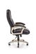Крісло для кабінету Desmond механізм Tilt, метал сірий / екошкіра чорний Halmar Польща