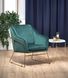 Кресло HALMAR SOFT 3 зеленый в современном стиле Польша