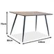 Кухонний стіл на 6 персон Remus SIGNAL 120x81 Горіх прямокутної форми