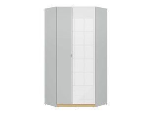 Шафа BRW Nandu S441-SZFN2D-JSZ / DP / BIP, світло-сірий / полірований дуб / білий глянцевий, фото - artos.in.ua