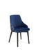 Дерев'яний стілець Endo синій з чорними ніжками Halmar Польща
