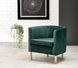 Крісло для відпочинку CLUBBY 2 темно-зелений/натуральний Halmar Польща