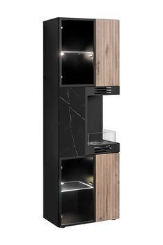 Витрина высокая с биокамином ASM CANNES WSW-K ZMWDV CS WSW-K, 60 см, LED фото - artos.in.ua