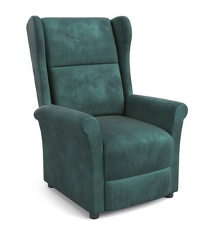 Крісло розкладне для відпочинку в вітальню, спальню Agustin 2 дерево чорний / зелений Halmar Польща
