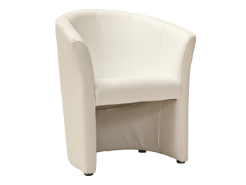 Зручне крісло для відпочинку TM-1 SIGNAL кремова тканина Польща
